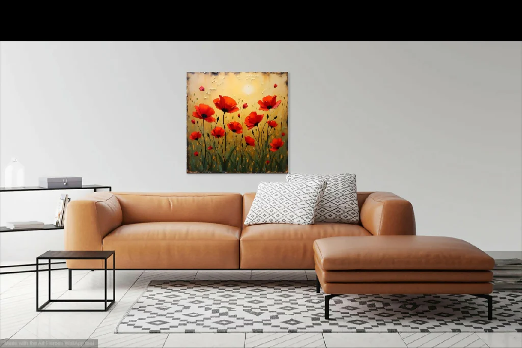 Poppy Flower Field - Image 3