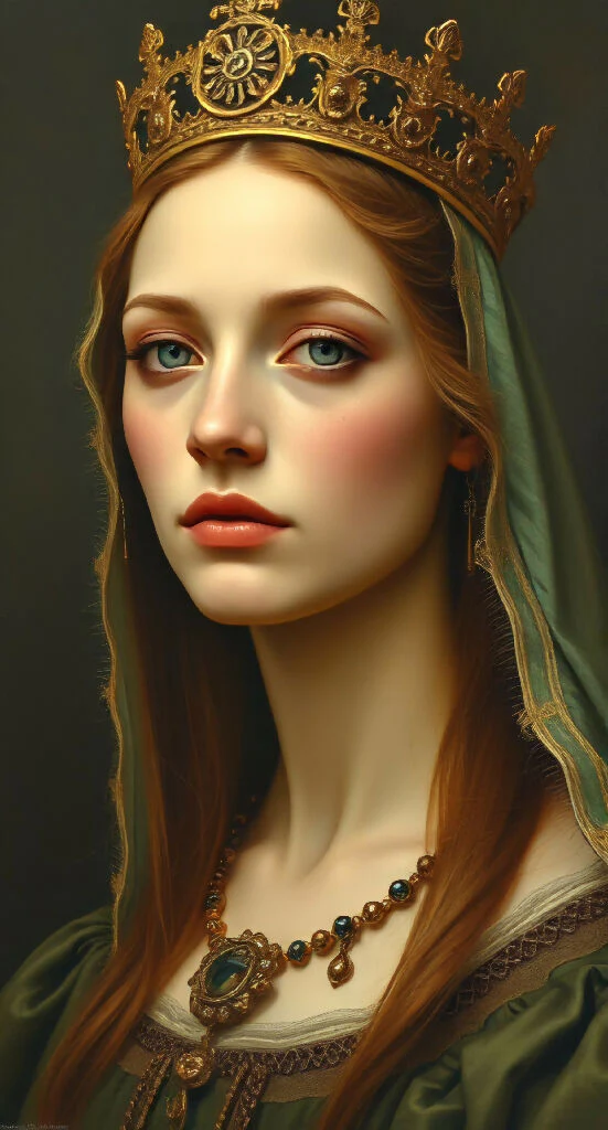 Portrait Art - An Elegant English Queen