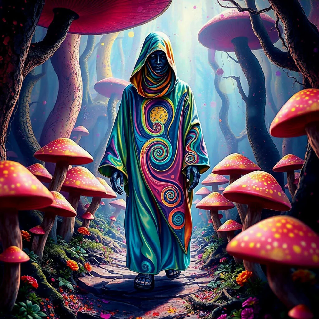 "Psilocybin Shauman: Guardian of the Mycelium"