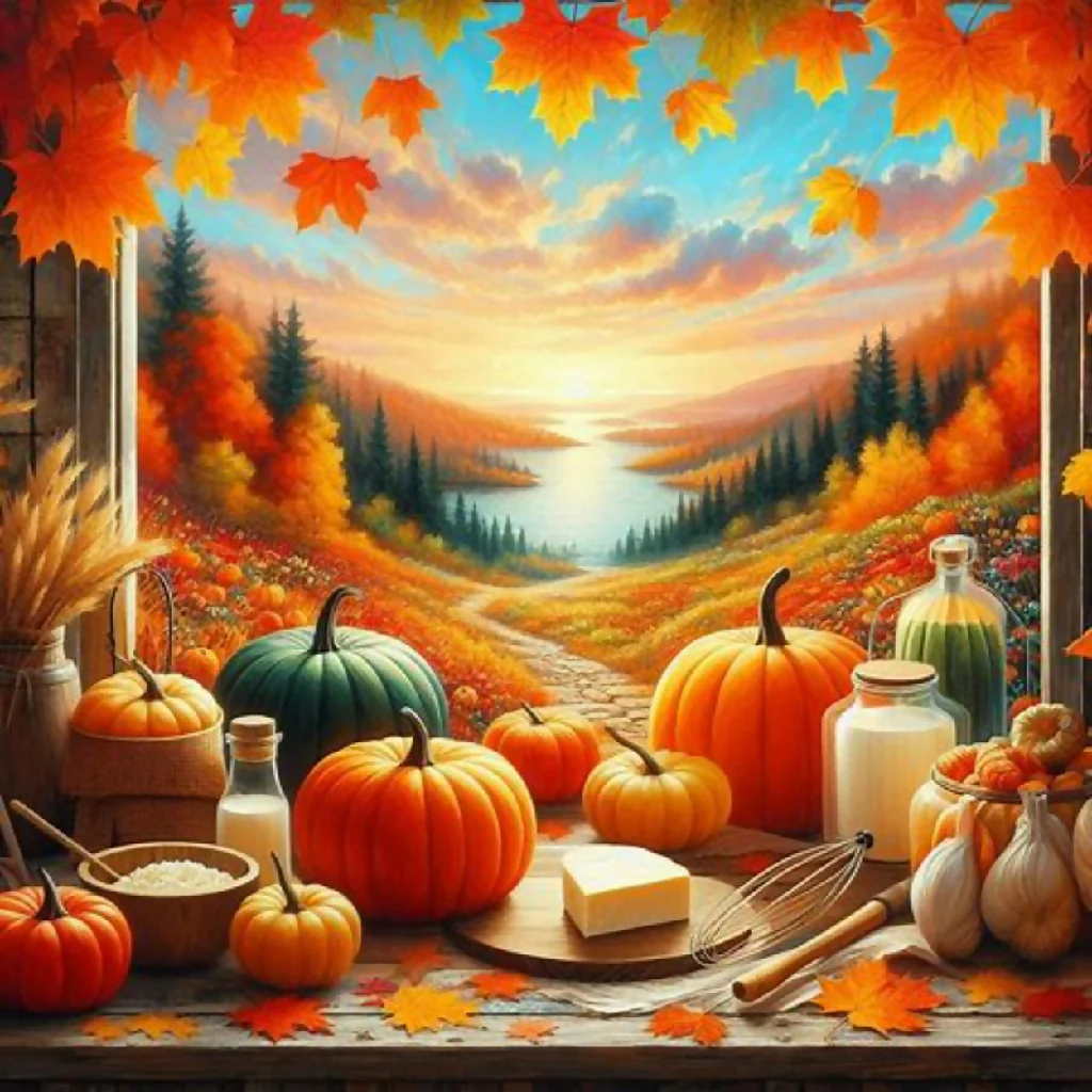 Pumpkins and Autumn Leaves #1 - Image 7