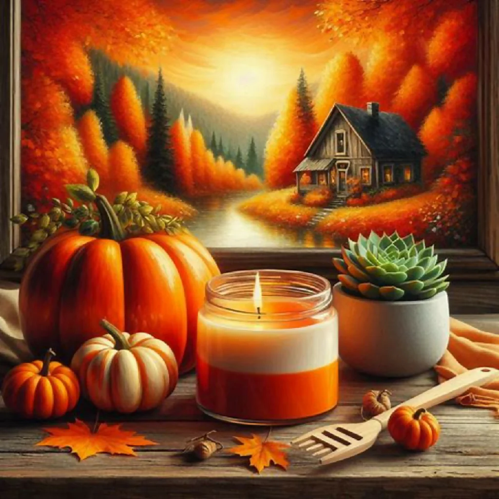 Pumpkins and Autumn Leaves - Image 5