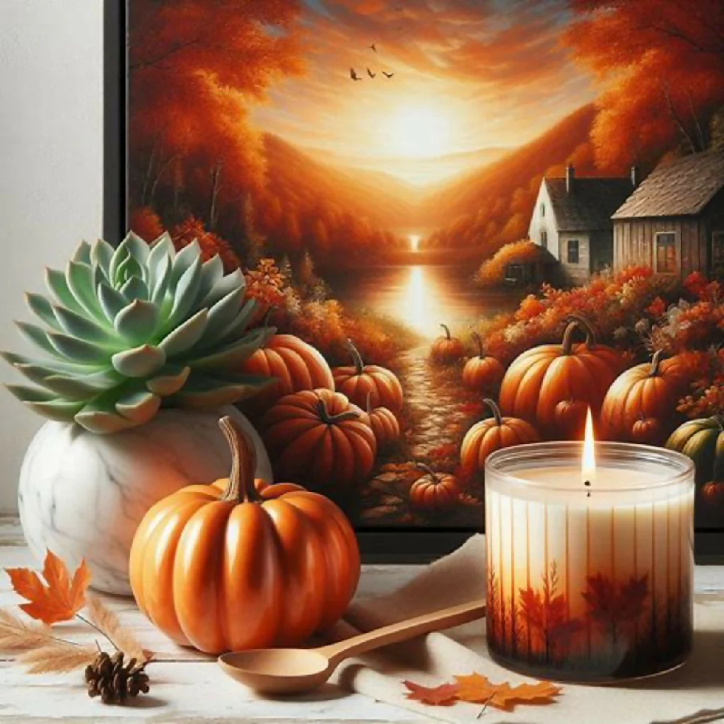 Pumpkins and Autumn Leaves - Image 7