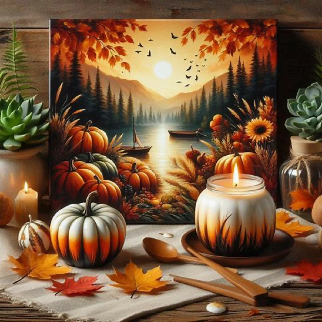 Pumpkins and Autumn Leaves - Image 9