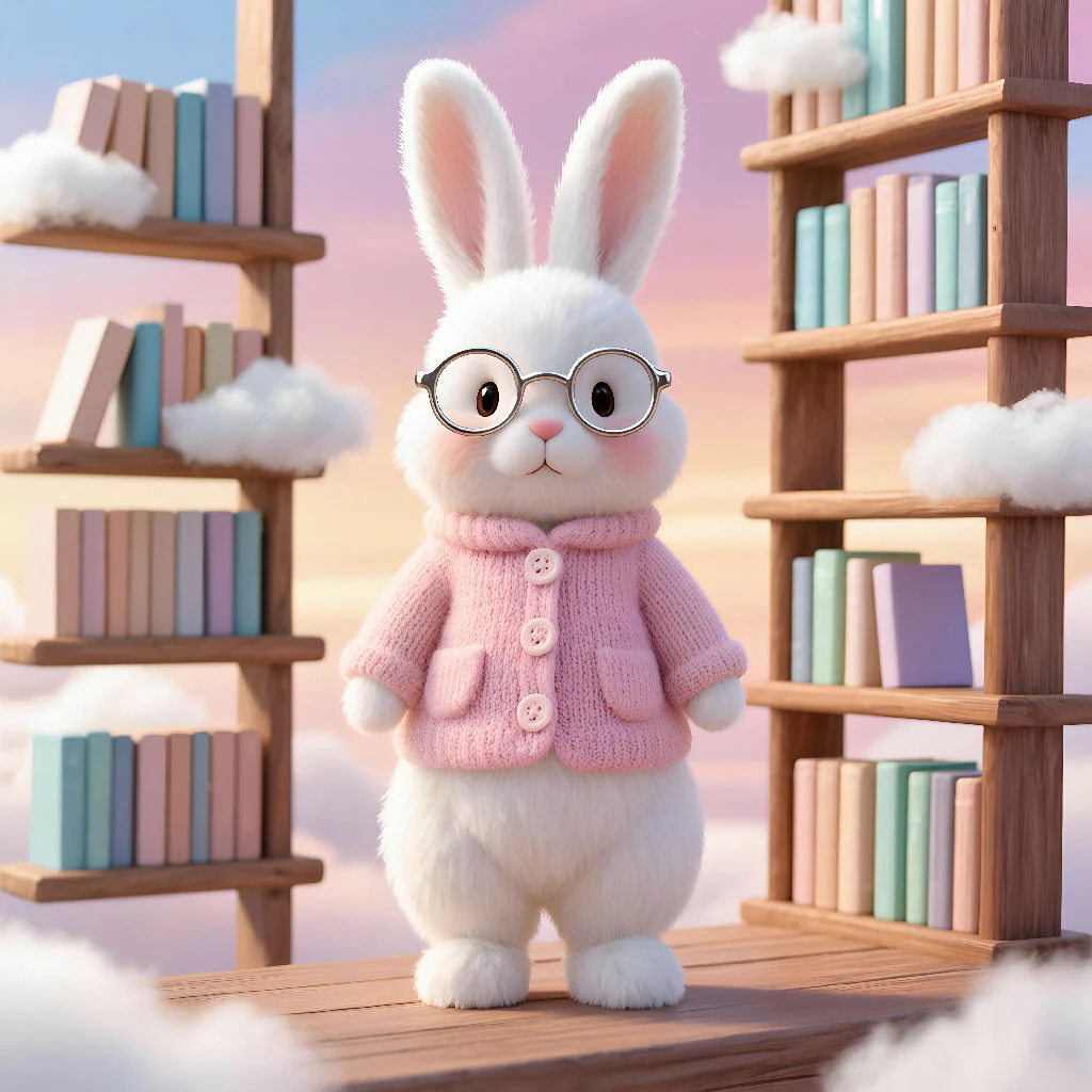 Rabbit Librarian in the Sky Archive