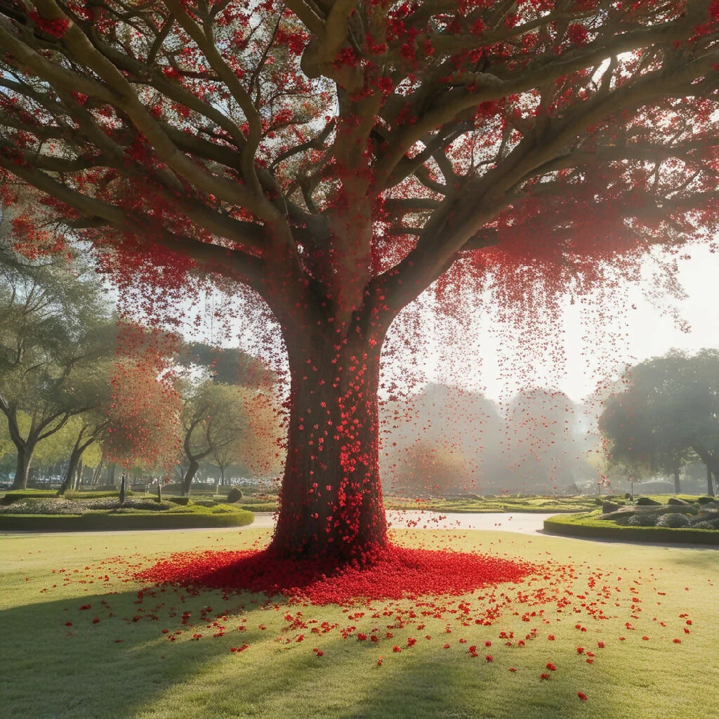 Red Rain in the Park