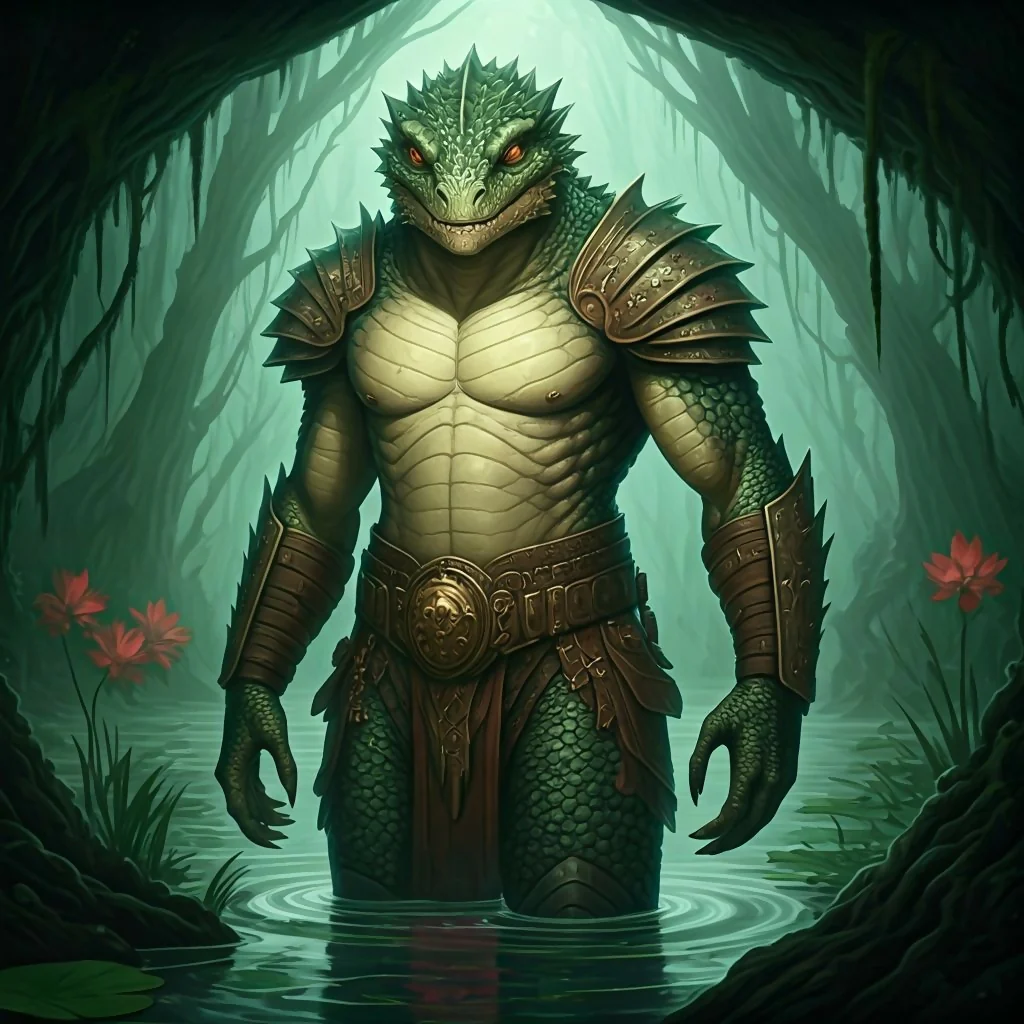 Reptilian Warrior of the Marsh