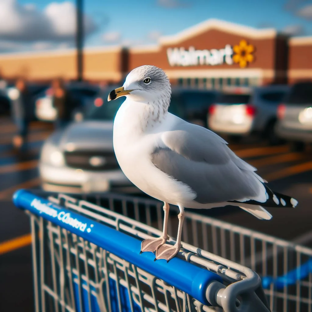 Ring Billed Gull at Walmart