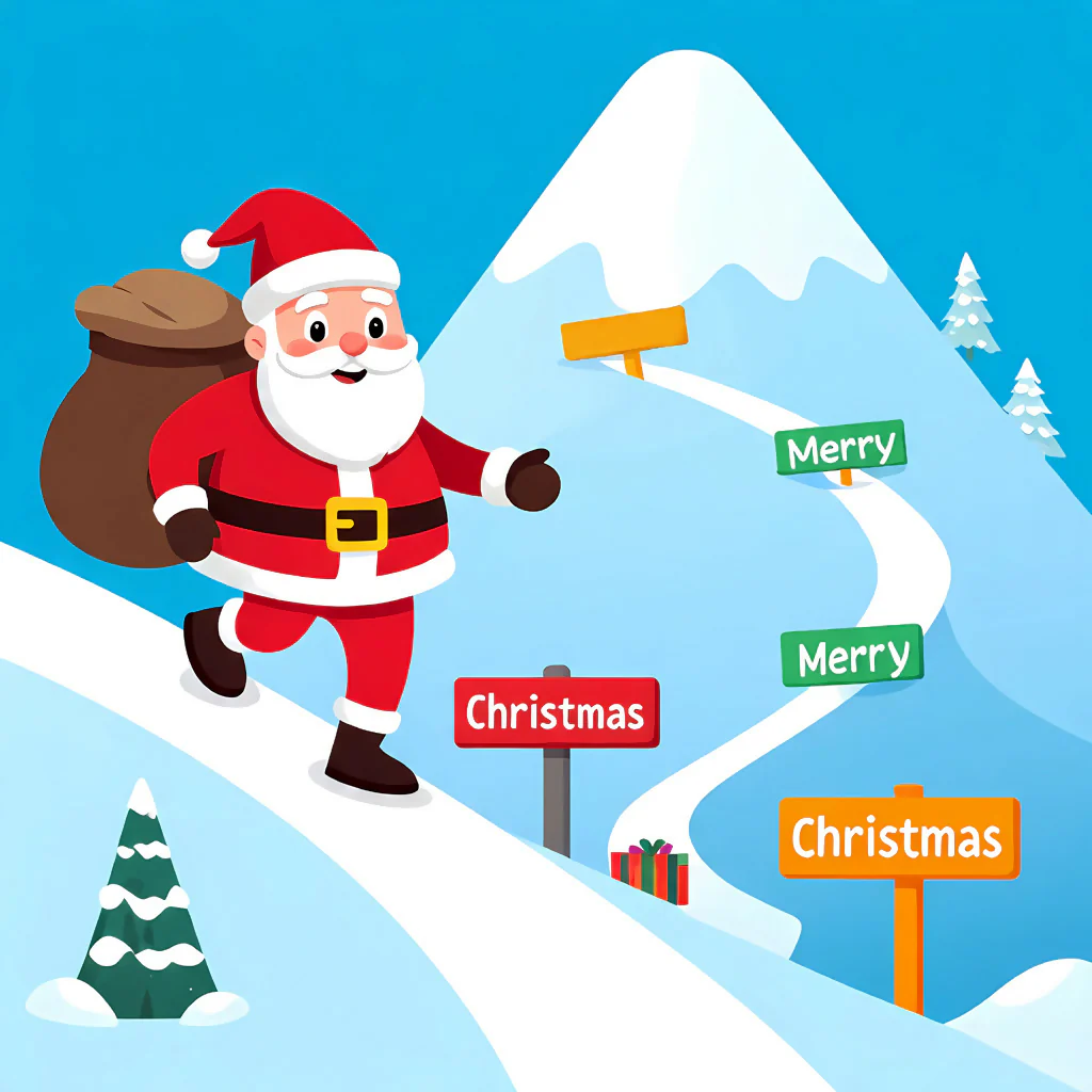 Santa’s Merry Christmas Path