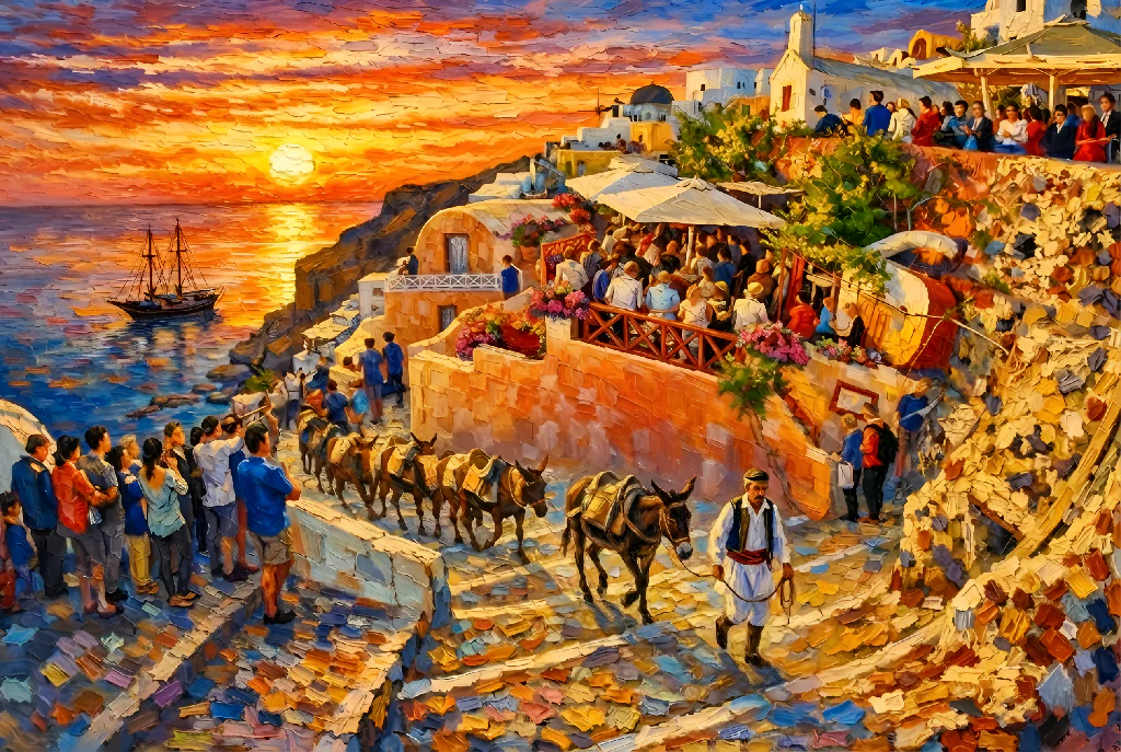 Santorini Oia Sunset