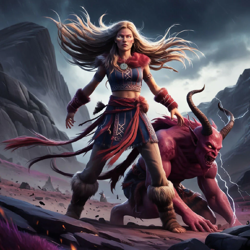 Scandinavian Shaman woman - Image 2