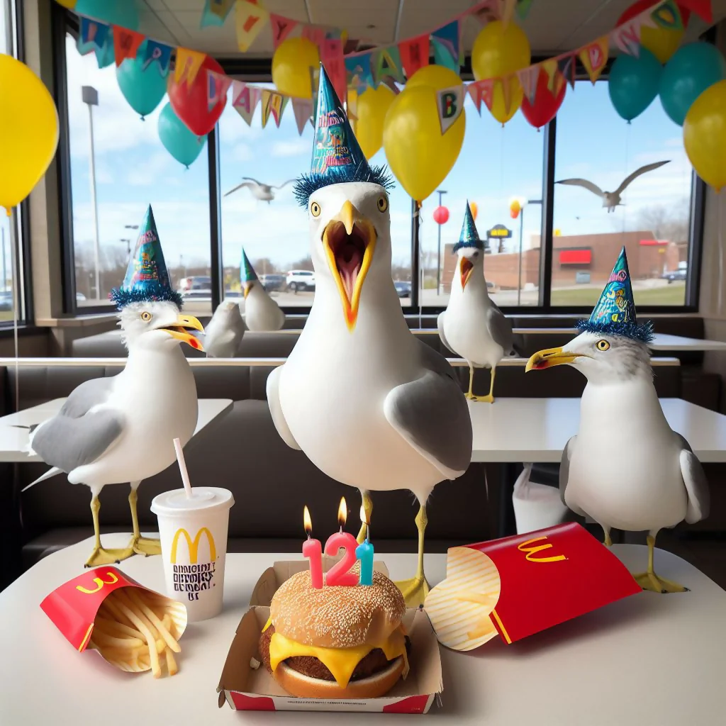 Seagull Mcdonalds Bday Party