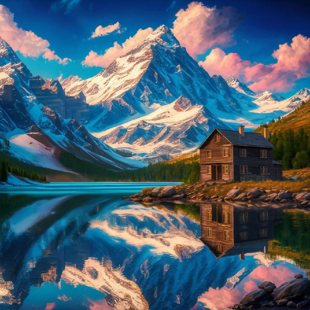 Serene Mountain Cabin by the Lake - Image 9