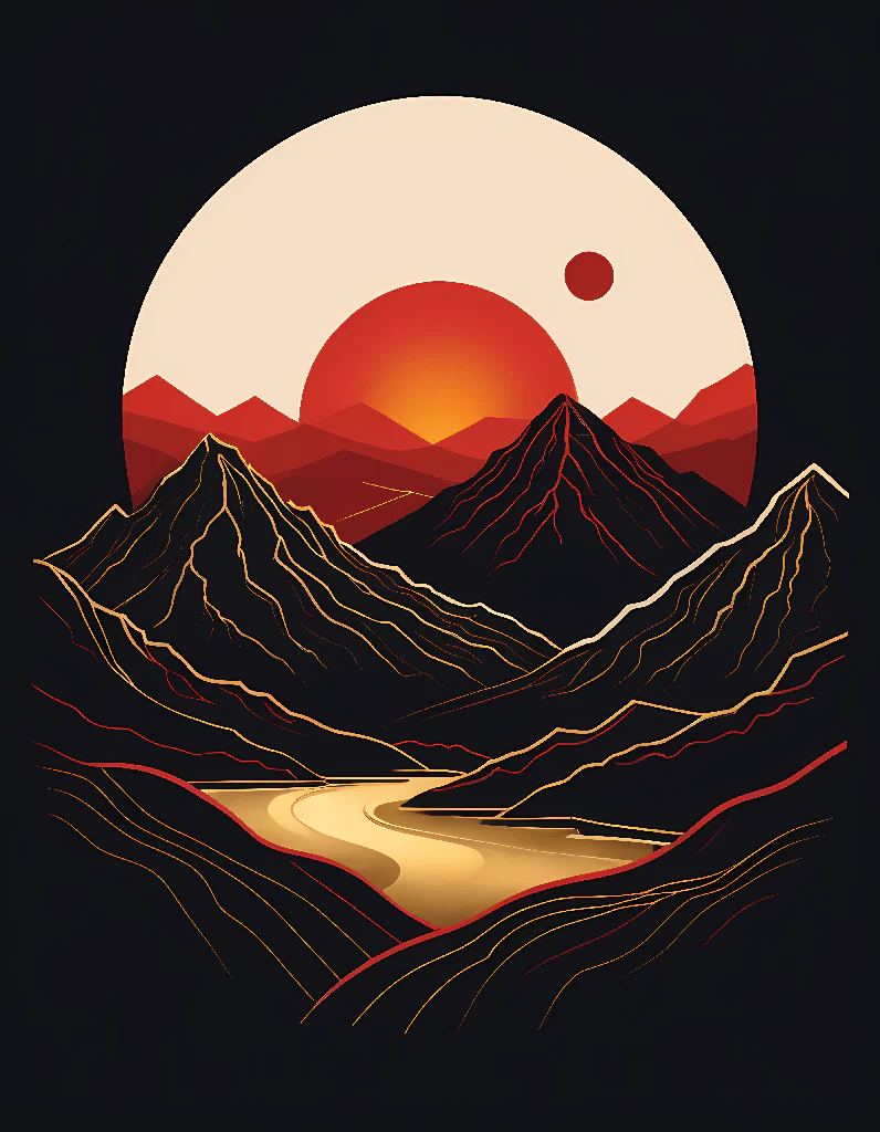 Serene Mountainscape