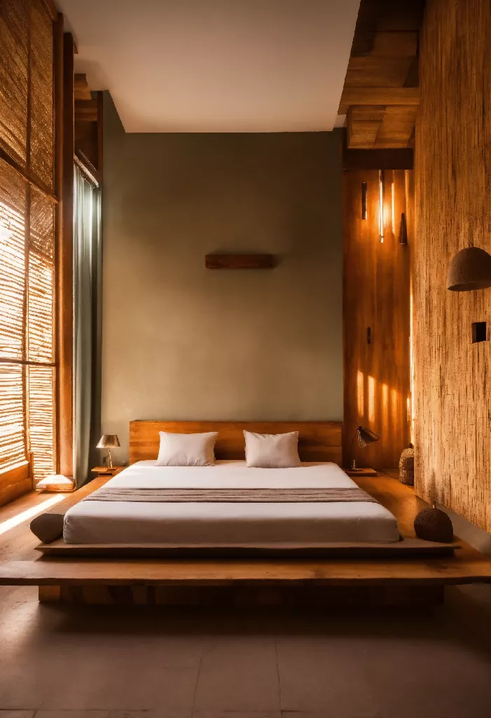 Serene Rivendell-Inspired Condo Bedroom with Modern Elegance" - Image 4