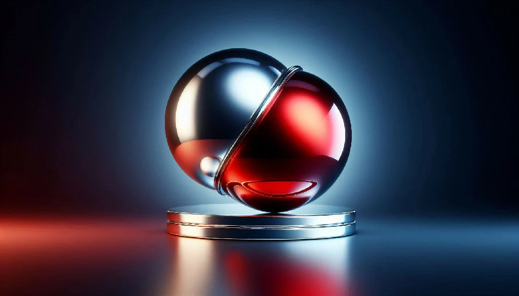 Shiny ball 3d design No. 3
