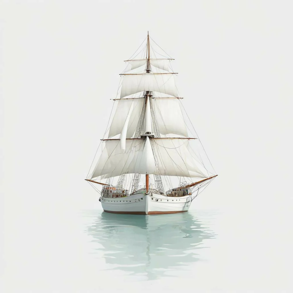 Ship in the sea