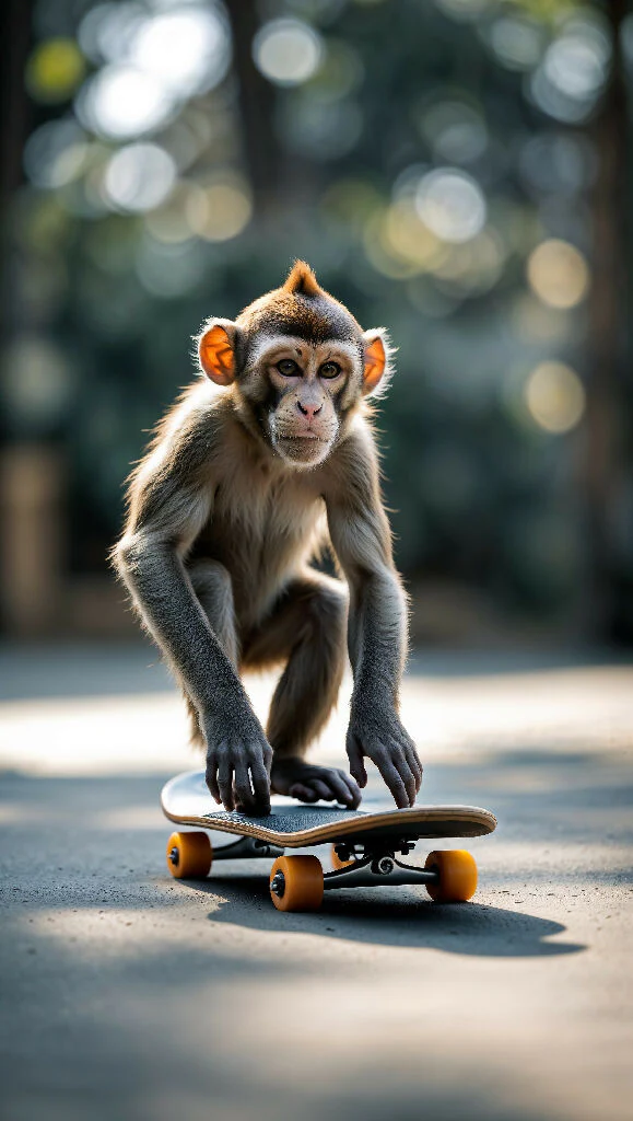 Skate Champ: The Cool Monkey on a Skateboard - Image 3