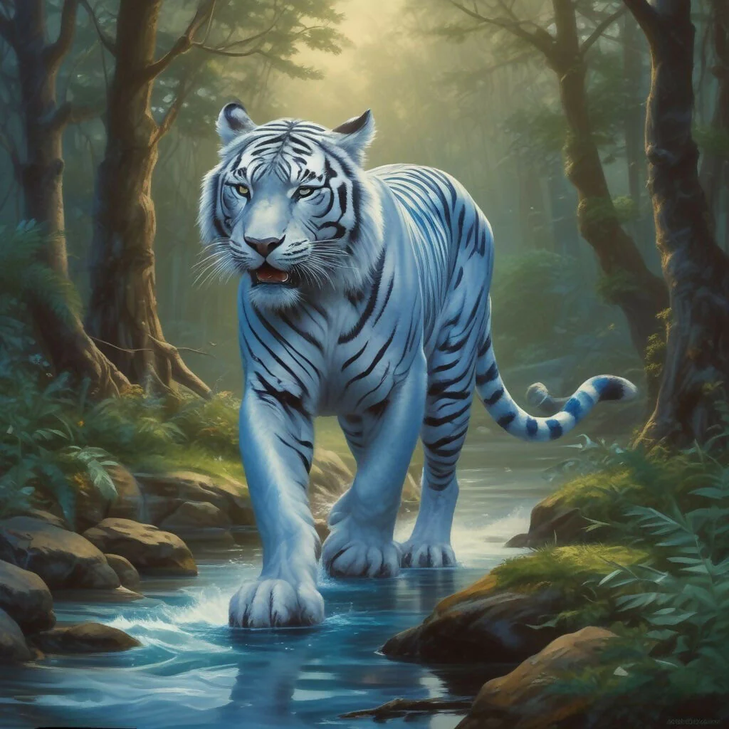 SkyBlue Tiger