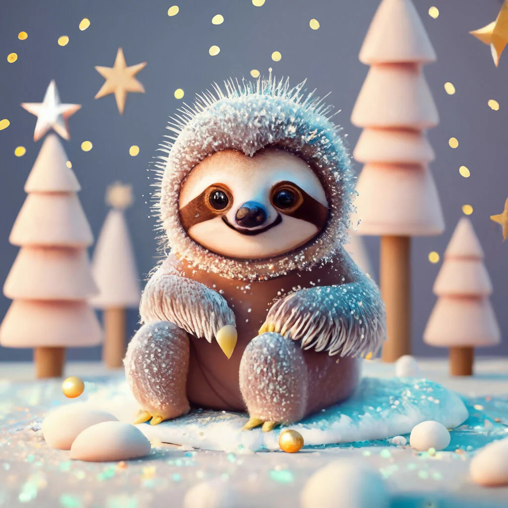 Snowy Sloth's Winter Wonderland