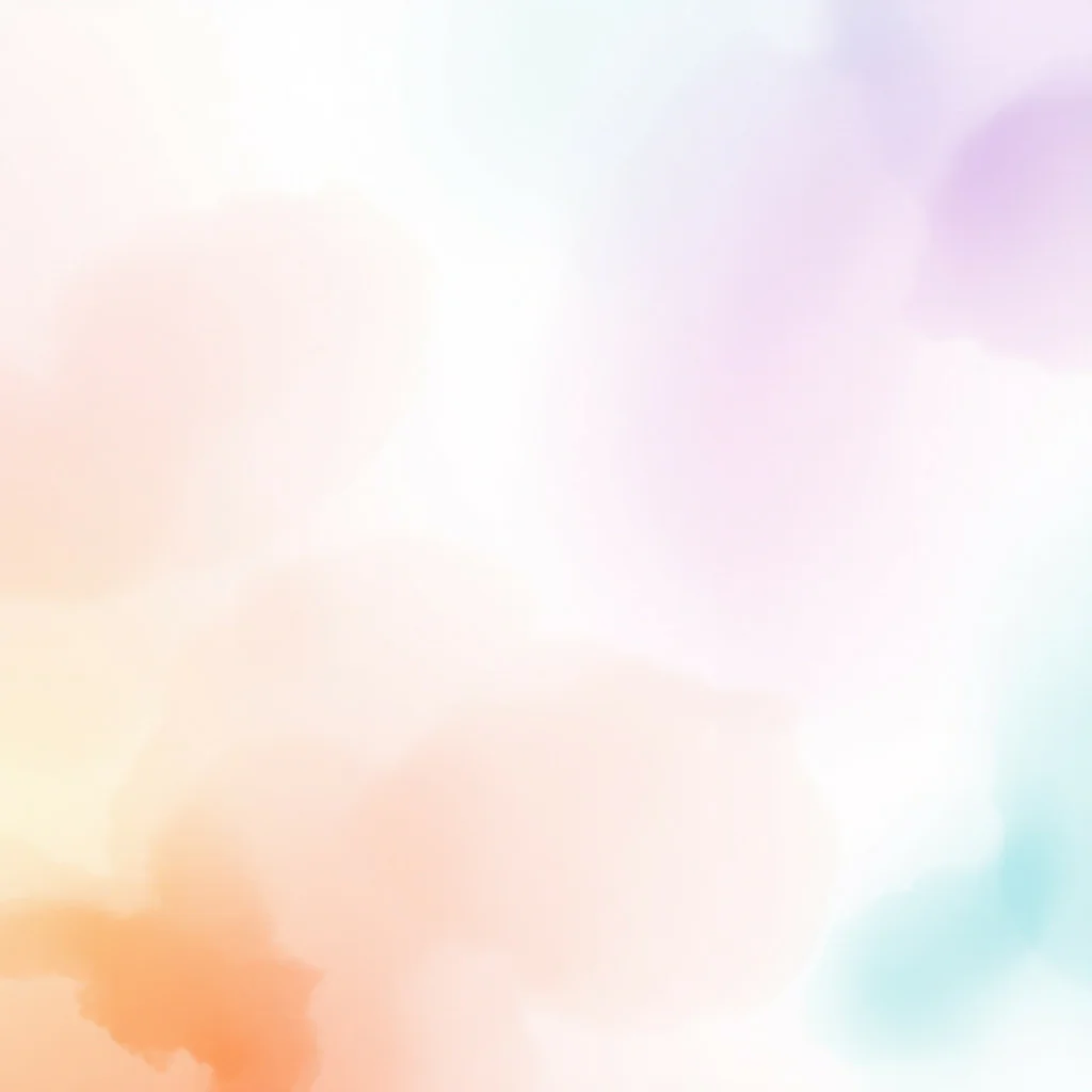 Soft Pastel Gradient Background in Rainbow Colors