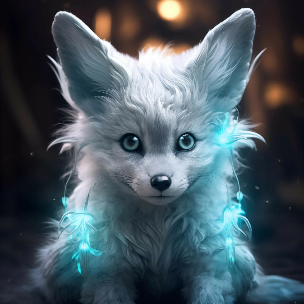 Spirit Fox Pup Portrait