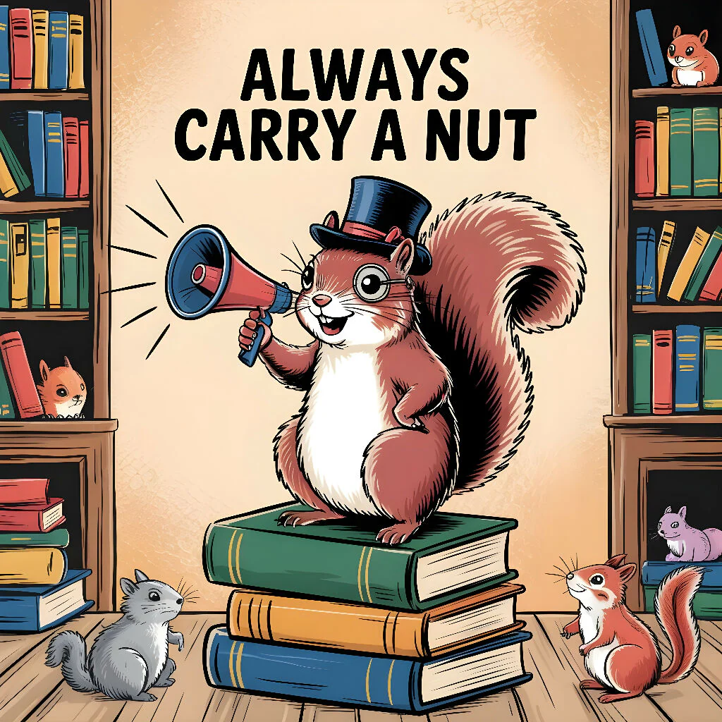 Squirrels Funny Poster