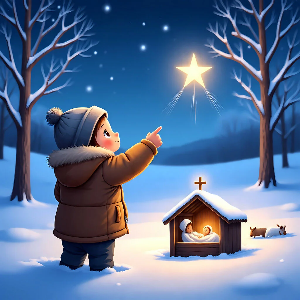 Star of Bethlehem – Christmas Night AI Art