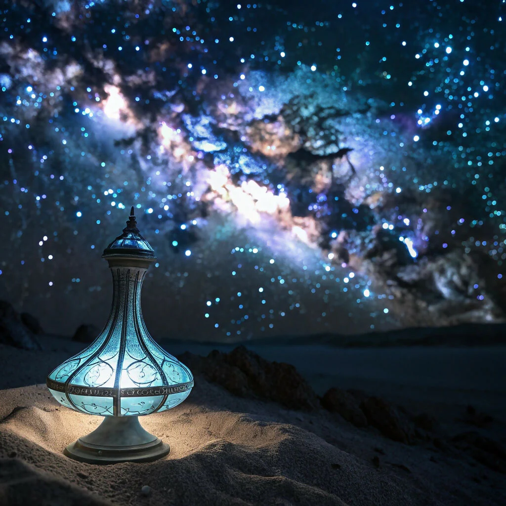Starlight Lamp on the Dunes