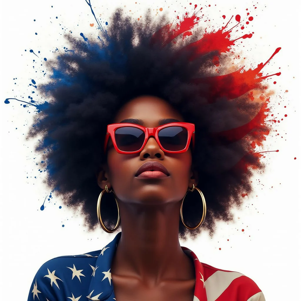 Stars, Stripes and Crown — A Black Woman's America