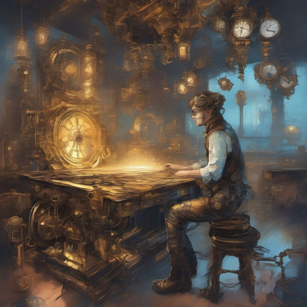 Steampunk Workshop of Time