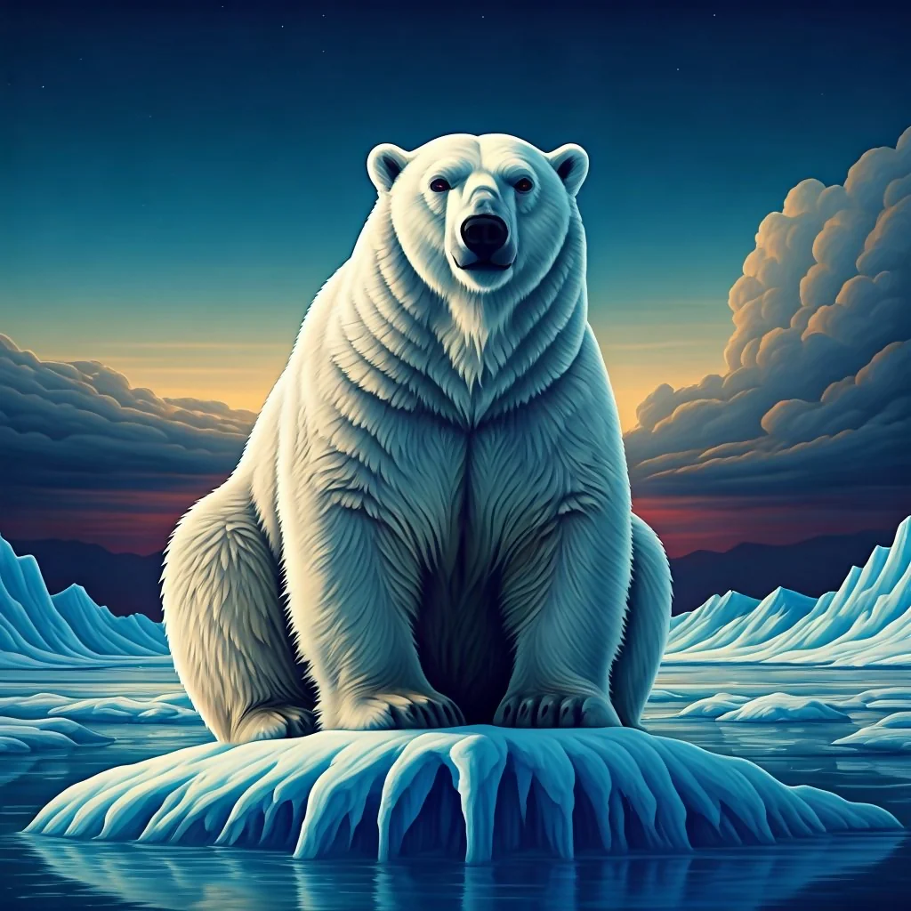 Stillness Beneath the Arctic Sky