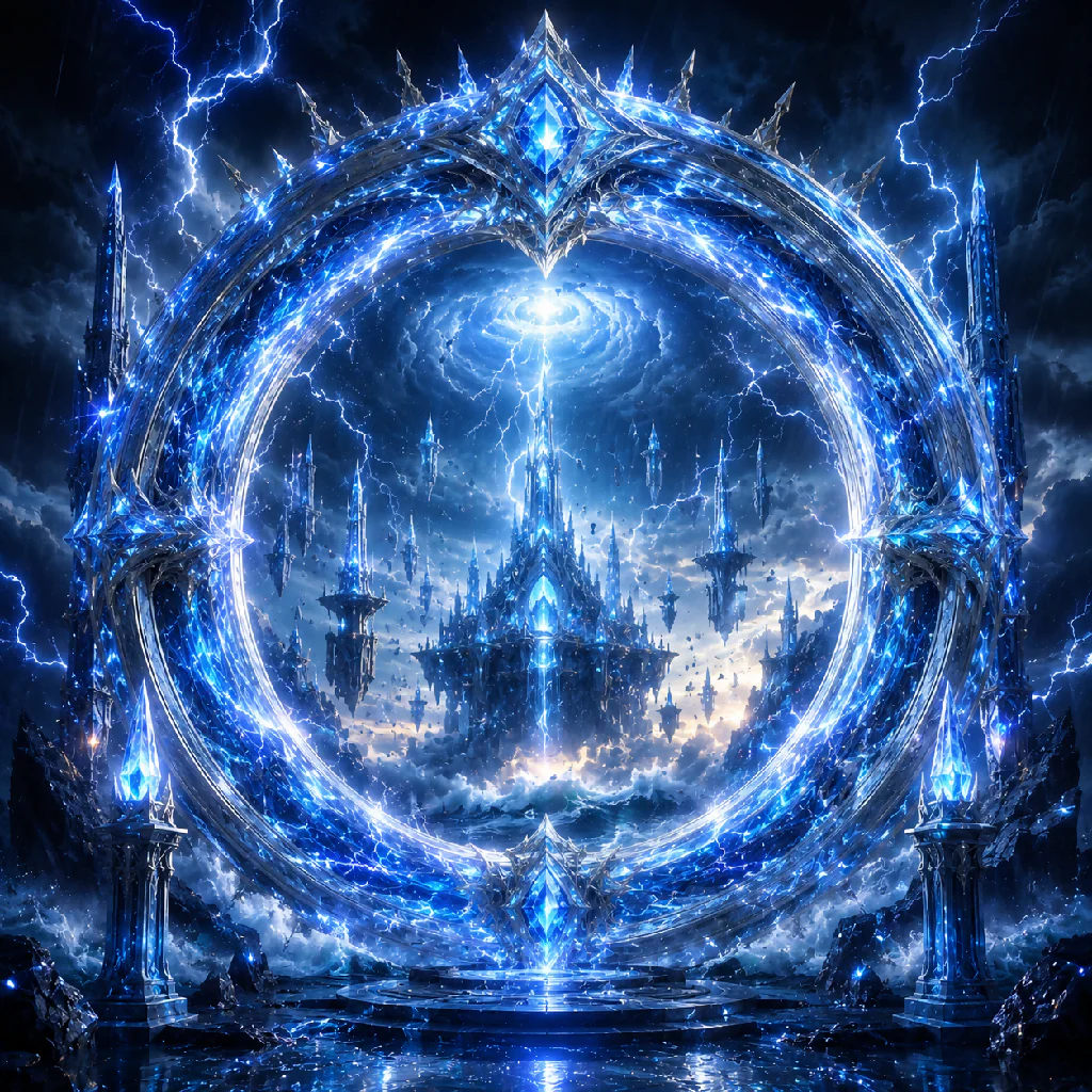 Storm Crystal Portal To Lightning Sky Kingdom