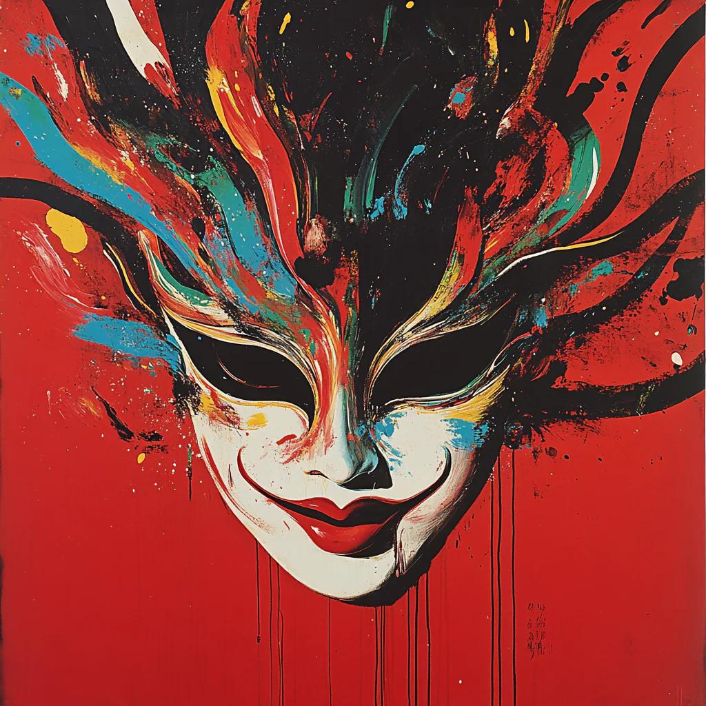 Striking Peking Opera Mask