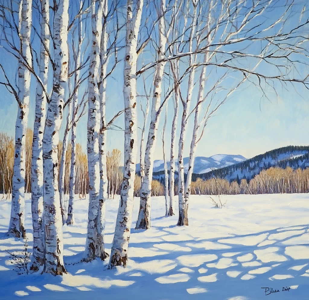 Sunny winter day