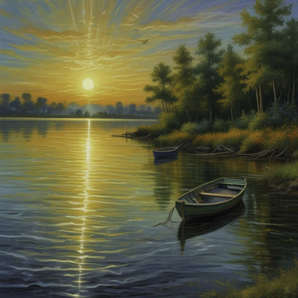 Sunset By the Lake