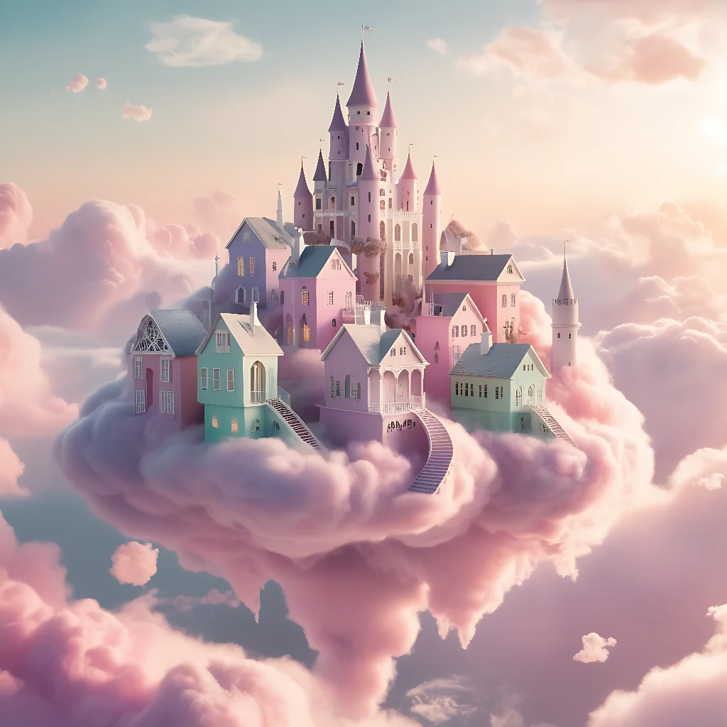 Surreal dream city