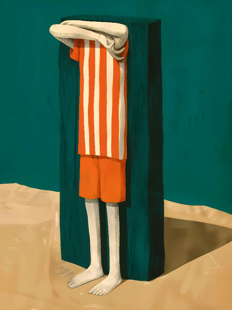 Surreal Figure Illustration