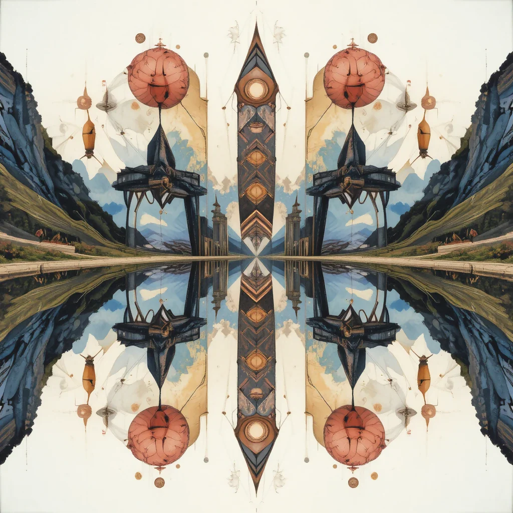 Surreal Watercolor Abstraction
