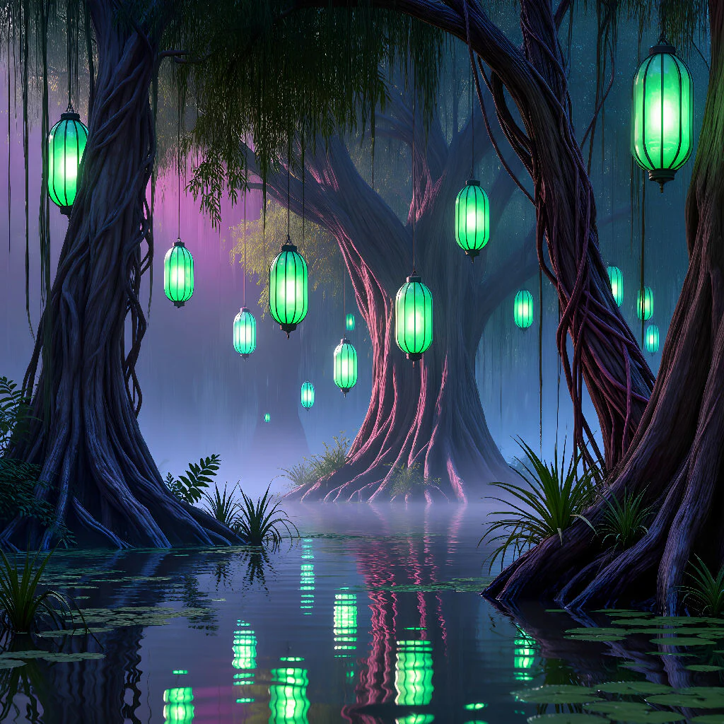 Swamp of the Bio-Lantern Trees