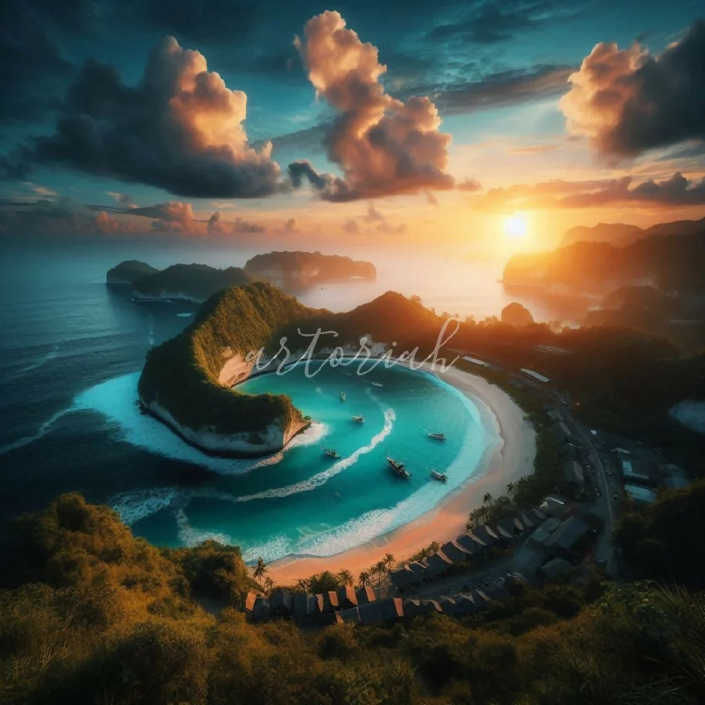 Swirling blue