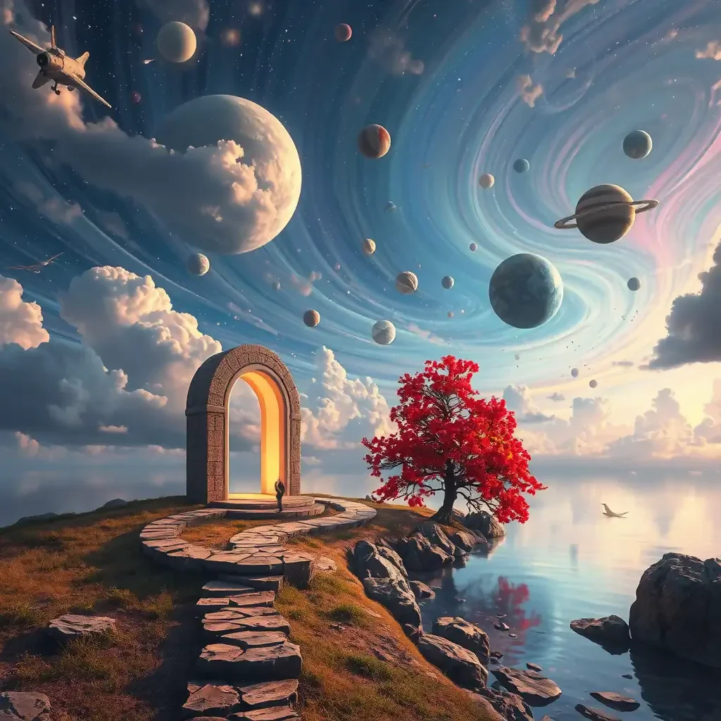 Symphony of Light: A Dreamlike Musical Horizon