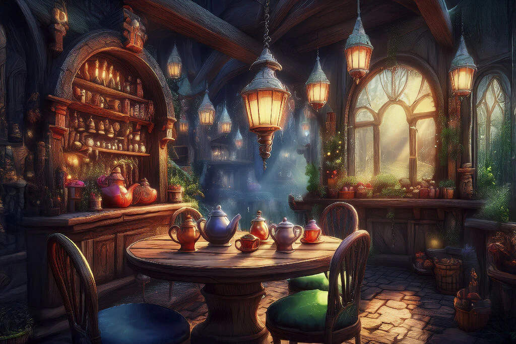 Tea house from the Elven village