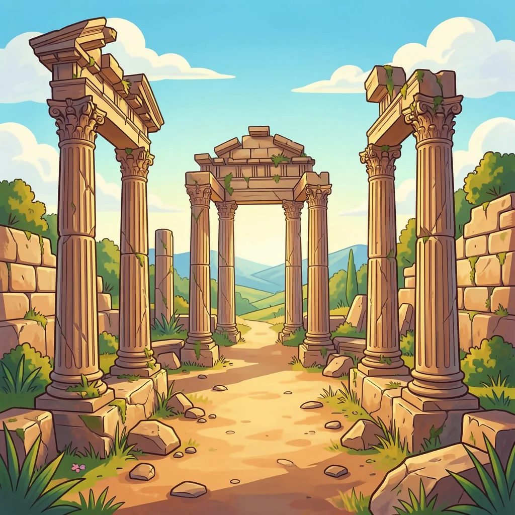 Temple Road of the Old Empire