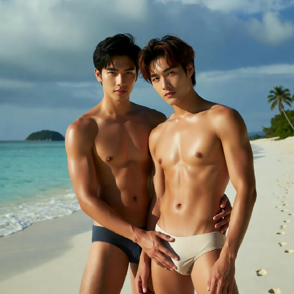 Thai beach men #2 - Image 4