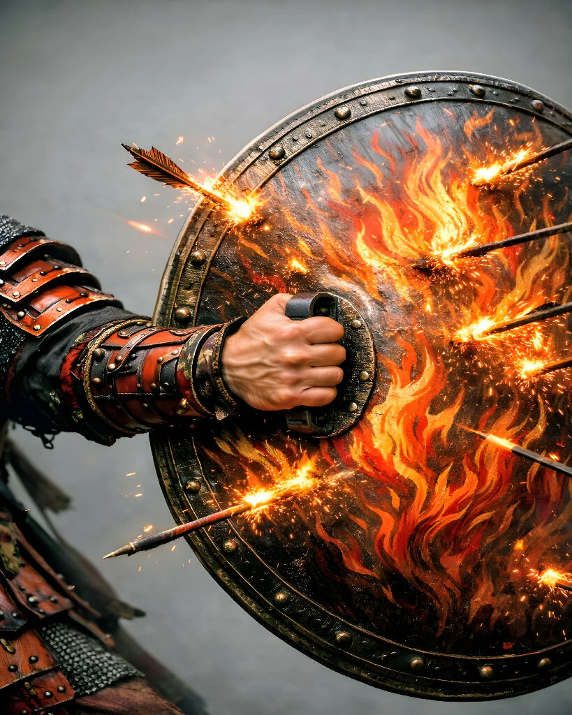 The Blazing Bulwark: Warrior’s Last Stand