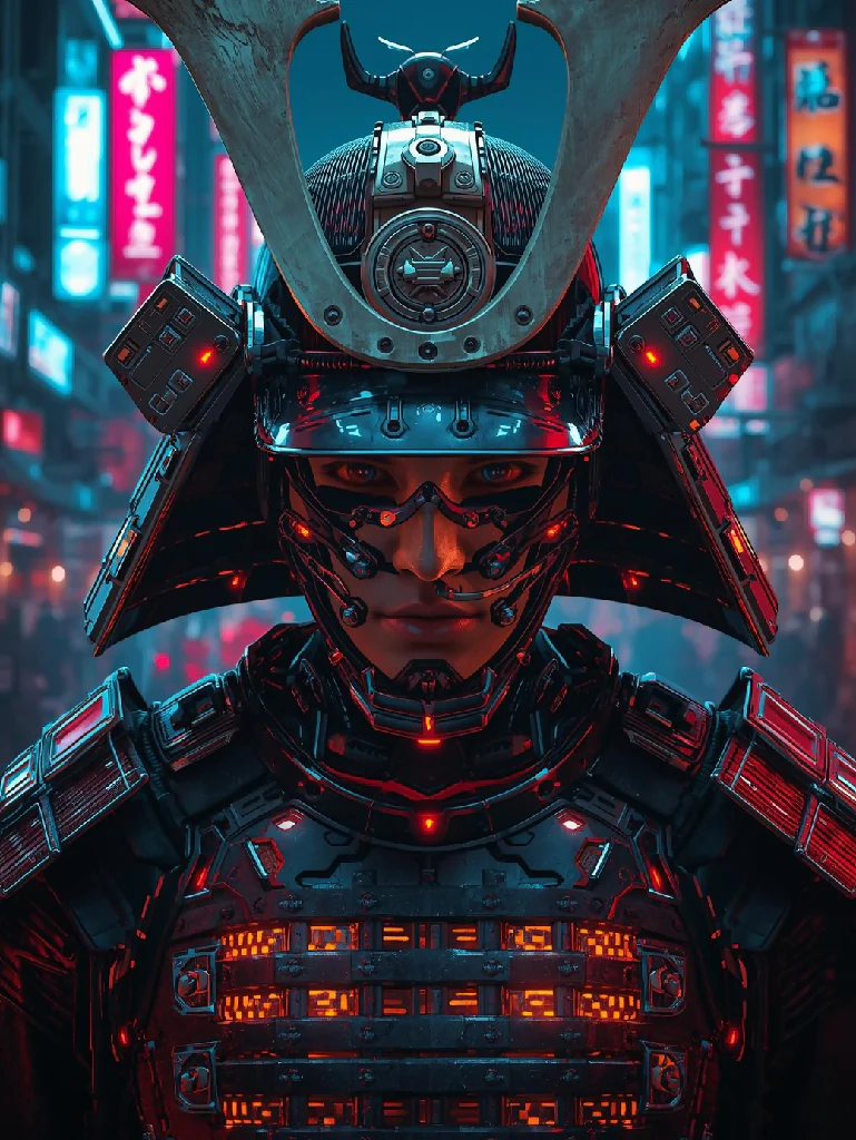 The cyberpunk portrai