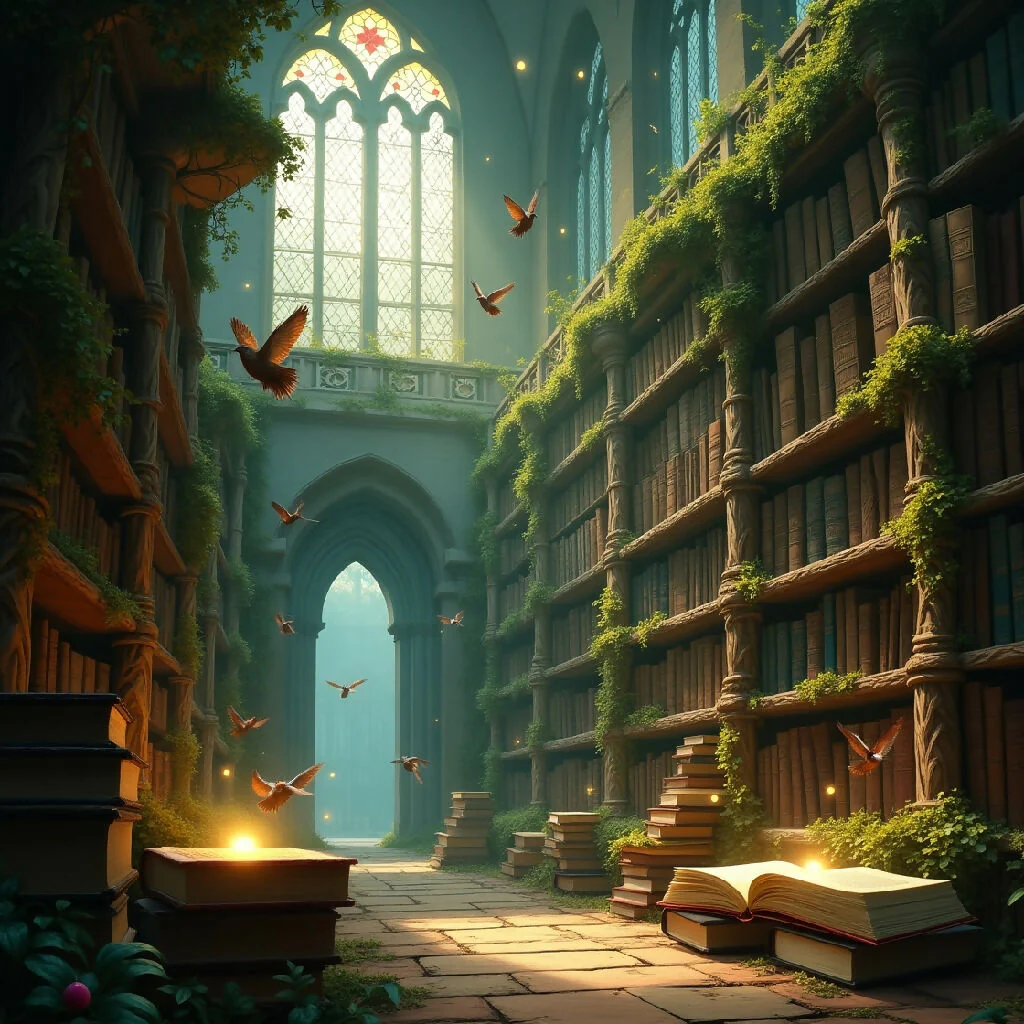 The Enchanted Library of Living Books