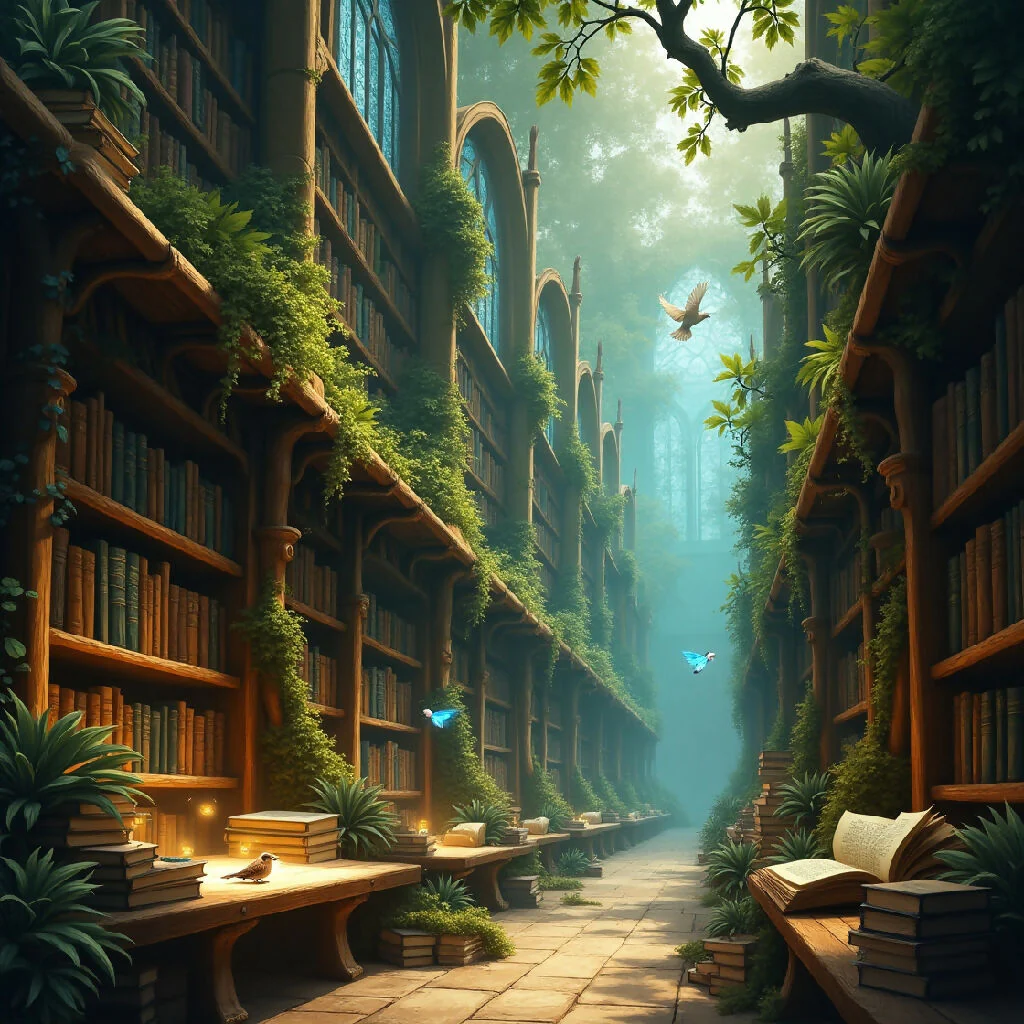 The Enchanted Library of Living Books - Image 3