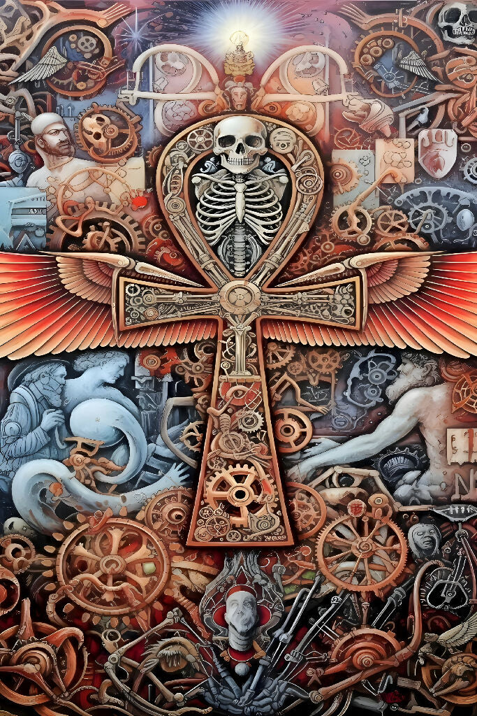The Eternal Engine: Mechanical Ankh of Immortality