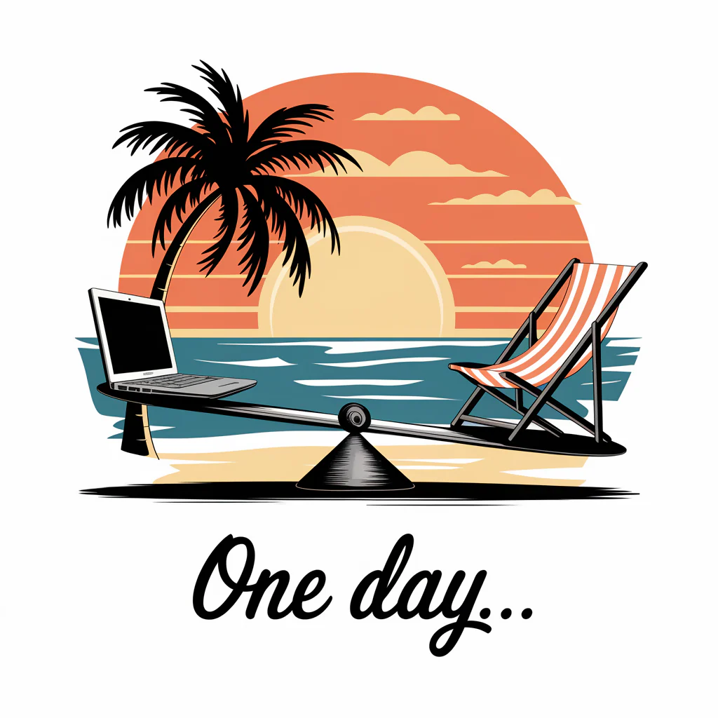 The Great Tipping Point: Work vs. Beach Dreams
